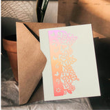 CRASPIRE 2Pcs 2 Style Carbon Steel Cutting Dies Stencils, for DIY Scrapbooking/Photo Album, Decorative Embossing DIY Paper Card, Matte Platinum Color, Butterfly Pattern, 1pc/style