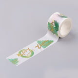 Craspire DIY Scrapbook Decorative Paper Tapes, Adhesive Tapes, with Paper Box, Colorful, 30mm, 5m/roll, 1roll/box