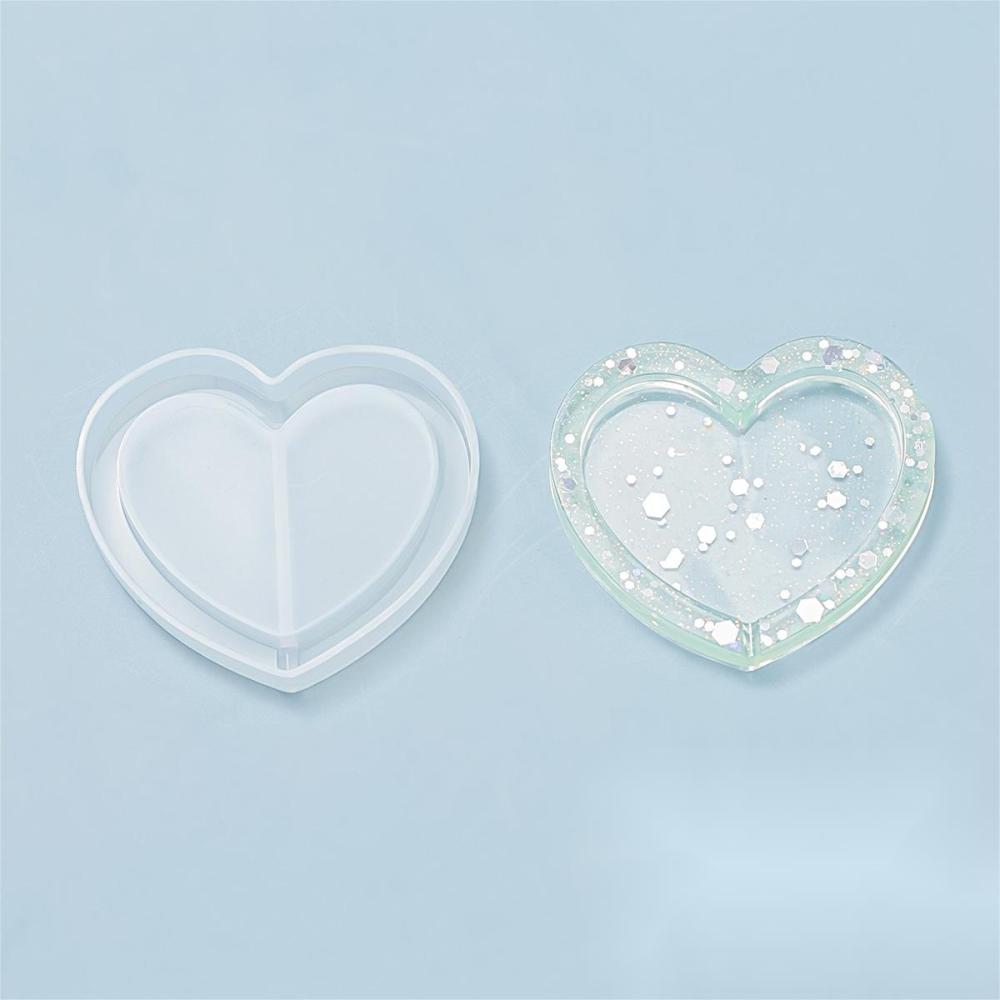 Heart Mold Heart Resin Silicone Mold DIY Epoxy Resin Casting Molds