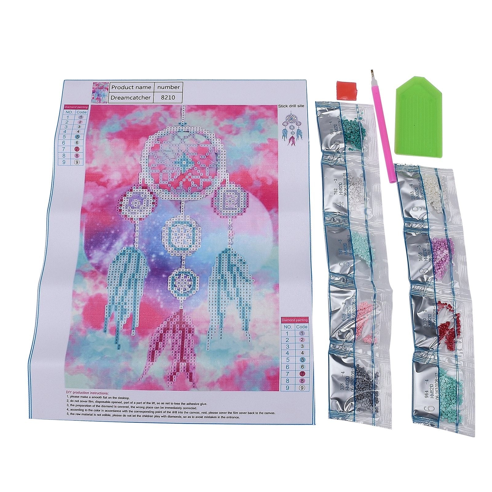 Craspire 5D DIY Diamond Painting Kits For Kids, with Diamond