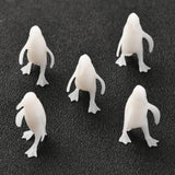 3D Resin Model, UV Resin Filler, Epoxy Resin Jewelry Making, Penguin, White, 18.5x11x10mm