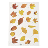 Craspire Plastic Self Adhesive Stickers, Plant Pattern, Leaf Pattern, 15x10.5x0.01cm, 10sheets/set