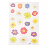 Craspire Plastic Self Adhesive Stickers, Plant Pattern, Flower Pattern, 15x10.5x0.01cm, 10sheets/set