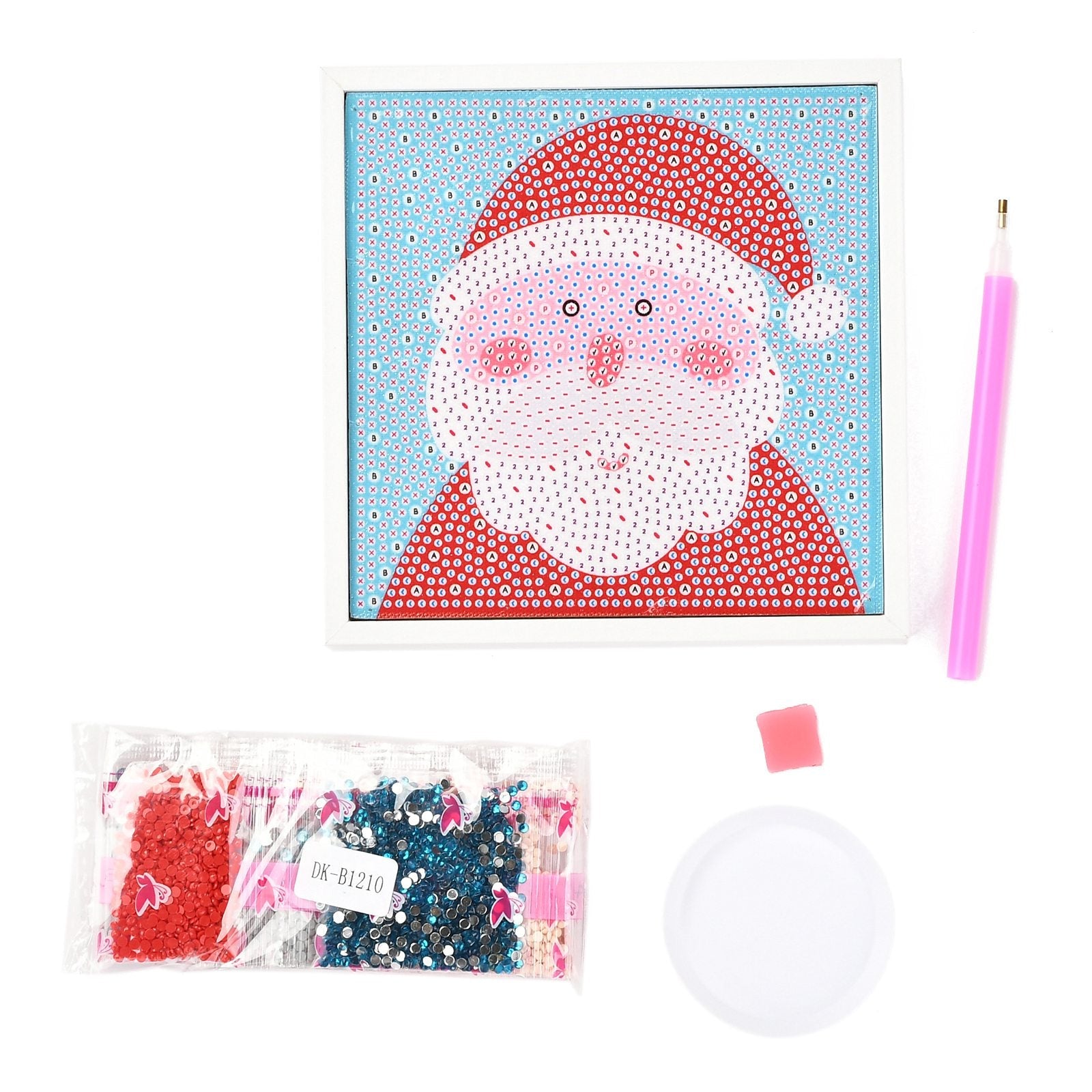 Craspire DIY Christmas Theme Diamond Painting Kits For Kids, Santa