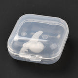 3D Resin Model, UV Resin Filler, Epoxy Resin Jewelry Making, Snail, White, 20x10x10mm