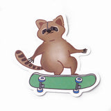 Craspire Waterproof Self Adhesive Paper Stickers, for Suitcase, Skateboard, Refrigerator, Helmet, Mobile Phone Shell, Colorful, Animal Pattern, 33~77x33~76x0.2mm, about 50pcs/bag, 5bags/set