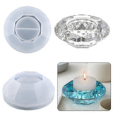 DIY Silicone Molds, for Candlestick Making, Resin Casting Pendant Molds, For UV Resin, Epoxy Resin Molds Making, Round, White, 108x38mm, Inner Diameter: 54mm
