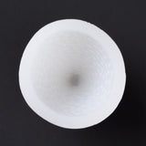 3PCS Christmas Theme DIY Cone Candle Silicone Molds, for Scented Candle Making, White, 74x53mm, Inner Diameter: 41mm