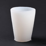 3PCS Christmas Theme DIY Cone Candle Silicone Molds, for Scented Candle Making, White, 80x60.5mm, Inner Diameter: 46mm