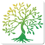 CRASPIRE Plastic Drawing Painting Stencils Templates, Square, Tree of Life Pattern, 30x30cm, 2pcs/bag