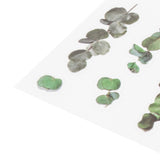 Craspire Flower Pattern Self Adhesive Hot Stamping Stickers, DIY Hand Account Photo Album Decoration Sticker, Spring Green, 15x10.5x0.05cm, 10sheets/set