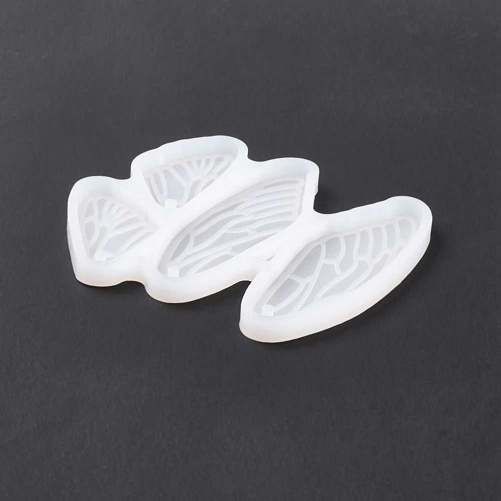 CRASPIRE Pendant Silicone Molds, Resin Casting Molds, For UV Resin, Epoxy  Resin Craft Making, Butterfly, White, 151x77x6mm