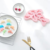 Food Grade Silicone Molds, Fondant Molds, For DIY Cake Decoration, Chocolate, Candy, UV Resin & Epoxy Resin Jewelry Making, Dolphin, Pink, 227x127x12.5mm