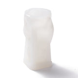 2PCS DIY Candle Making Silicone Molds, Resin Casting Molds, Skull with Basket, White, 10.1x6.3x5.6cm