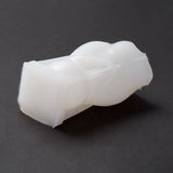 2PCS DIY Candle Making Silicone Molds, Resin Casting Molds, Skull with Basket, White, 10.1x6.3x5.6cm