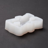 2PCS DIY Candle Making Silicone Molds, Resin Casting Molds, Nendoroid, White, 9.3x6.4x2.2cm