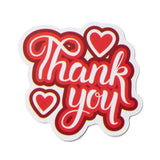 Craspire Cartoon Thank You Theme Paper Stickers Set, Adhesive Label Stickers, for Suitcase, Planner and Refigerator Decor, Mixed Color, 3.8~6.6x4~6.6x0.02cm, 50pcs/bag