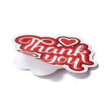 Craspire Cartoon Thank You Theme Paper Stickers Set, Adhesive Label Stickers, for Suitcase, Planner and Refigerator Decor, Mixed Color, 3.8~6.6x4~6.6x0.02cm, 50pcs/bag
