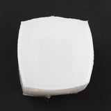 5PCS House DIY Candle Silicone Molds, Fondant Molds, Resin Casting Molds, For UV Resin, Epoxy Resin Jewelry Making, White, 37x39x40mm, Inner Diameter: 25mm