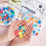 1268 Pcs 3 Shapes Foam Stickers