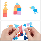 1268 Pcs 3 Shapes Foam Stickers