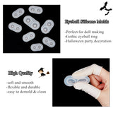 Silicone Molds, Resin Casting Molds, For UV Resin, Epoxy Resin Jewelry Making, Eye, White, Eye Mold: 6pc/set