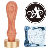Letter.A Ice Stamp Wood Handle Wax Seal Stamp