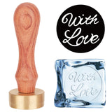 Word Ice Stamp Wood Handle Wax Seal Stamp