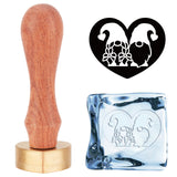 Angel & Fairy Pattern Ice Stamp Wood Handle Wax Seal Stamp
