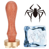 Spider Pattern Ice Stamp Wood Handle Wax Seal Stamp