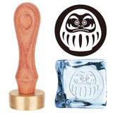 Other Pattern Ice Stamp Wood Handle Wax Seal Stamp