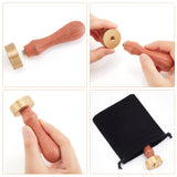 Letter.J Ice Stamp Wood Handle Wax Seal Stamp