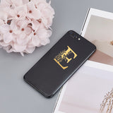 Craspire 26Pcs 26 Styles Custom Carbon Steel Self-adhesive Picture Stickers, Letter A~Z, 40x40mm, 1pc/style