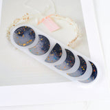 Phases of the Moon Silicone Molds, Resin Casting Molds, For UV Resin, Epoxy Resin Jewelry Making, White, 173x50x6.5mm