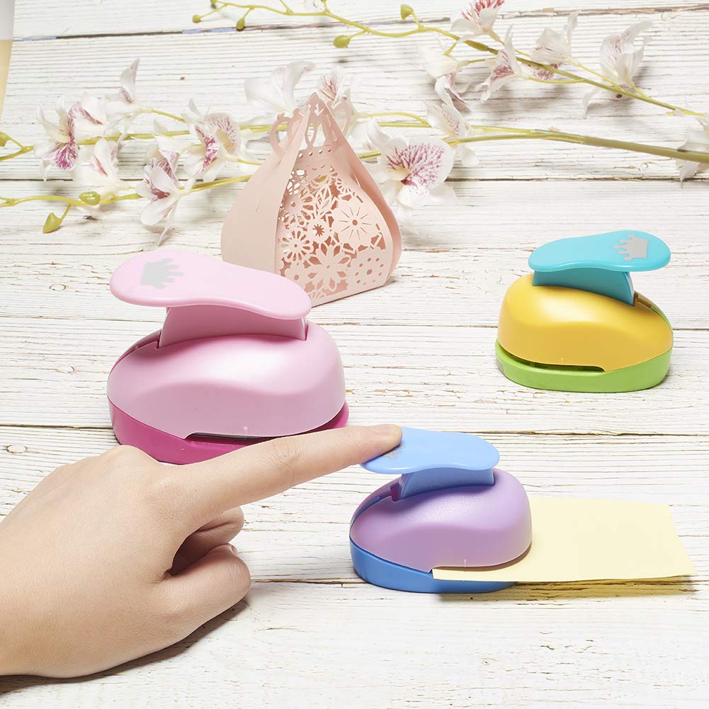 CRASPIRE 8Pcs 8Styles Craft Hole Punch Paper Puncher Handmade Hole  Scrapbooking Punches Different Shape Crafting Designs for Kindergarten  Teacher Office Supplies Kids