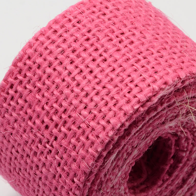 CRASPIRE Burlap Ribbon Set with 1-2 Inch Burlap Fabric Craft