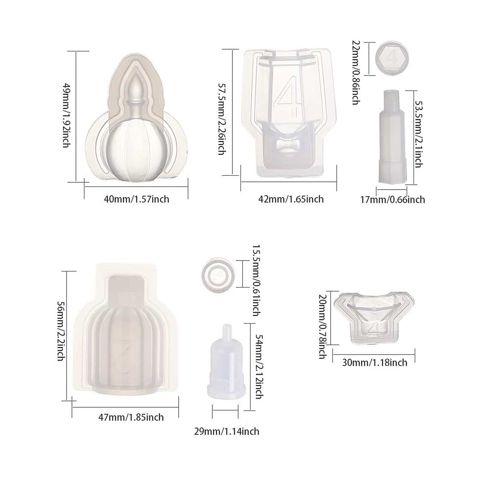 CRASPIRE Cup Mat Silicone Molds Sets, Resin Casting Molds, For UV Resin, Epoxy  Resin Craft Making, with Birch Wooden Craft Ice Cream Sticks, Latex Finger  Cots, Silicone Stirring Bowl, White, 7.1~9x9~10.4x9~10.3x0.9~4.1cm, 8pcs/set