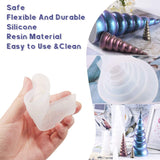 CRASPIRE DIY Bowknot Silicone Molds Kits, with Resin Casting Molds, Iron  Screw Eye Pin Peg Bails, 304 Stainless Steel Beading Tweezer, Measuring  Cup, Nail Art Sequins/Paillette, Disposable Plastic Transfer Pipettes,  Disposable Gloves