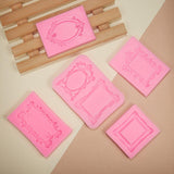 1 Set 5Pcs Mirror Frame Collections Silicone Mold
