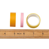 Craspire 12 Colors DIY Scrapbook Decorative Adhesive Tapes, Mixed Color, 7mm