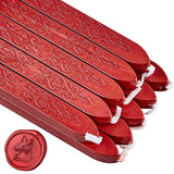 20 Pieces Totem Fire Manuscript Wax Seal Sticks(Wine Red)