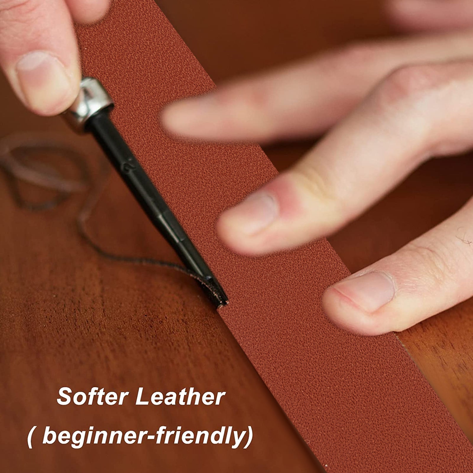 Leather Straps for Crafts Flat Cord DIY Leather Strap 78 inches Long for  Making Bag Strap Leather Belt Furniture Handles Black