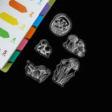 Craspire Mushroom Clear Stamp Silicone Stamp Cards Stamp Transparent Seals for Card Making Decoration and DIY Scrapbooking