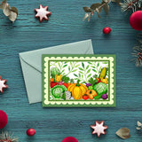 Craspire PVC Plastic Stamps, for DIY Scrapbooking, Photo Album Decorative, Cards Making, Stamp Sheets, Plants Pattern, 16x11x0.3cm