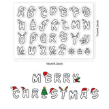 Clear Silicone Stamps Christmas Clear Stamps