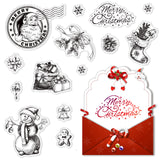 Clear Silicone Stamps Christmas Snowman Clear Stamps