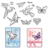 Clear Silicone Stamps Butterfly Transparent Silicone Stamps