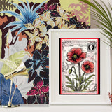 Clear Silicone Stamps Flower Clear Rubber Stamps Poppy Transparent Silicone Stamps Clear Rubber Scrapbooking Stamps