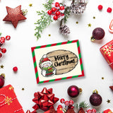 Christmas Silicone Clear Stamps Holly Mistletoe Snowman Gift Christmas Clear Stamps Scrapbooking Rubber Stamps