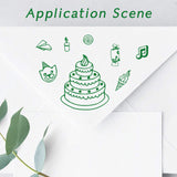Craspire Kids Birthday Party Clear Stamps Silicone Stamp Cards for Card Making Decoration and DIY Scrapbooking